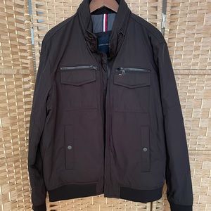 Tommy Hilfiger xxl black coat new ( never worn)